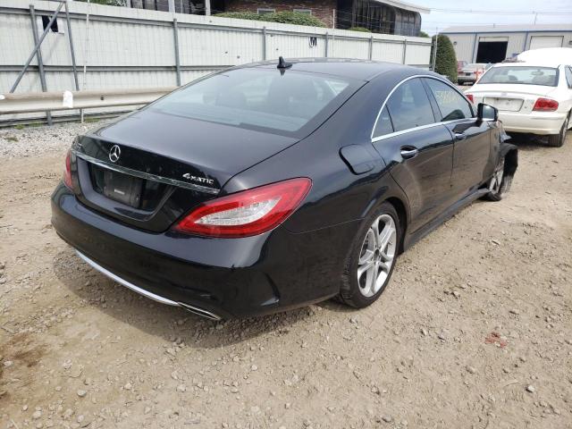 WDDLJ6HB5GA178712 - 2016 MERCEDES-BENZ CLS 400 4M BLACK photo 4