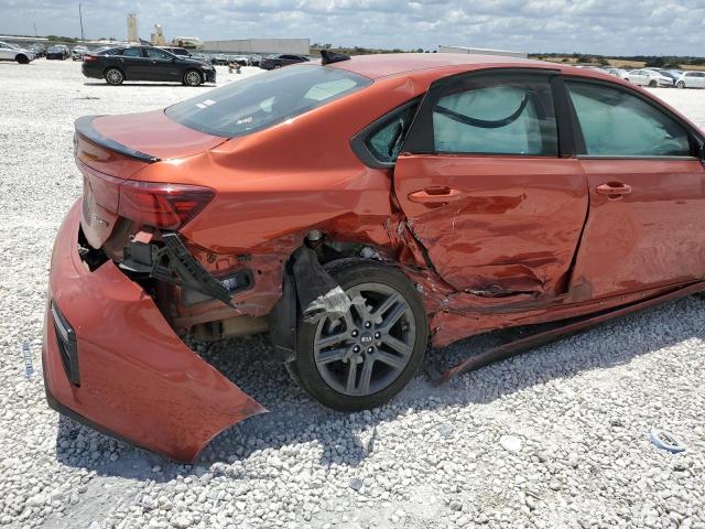 3KPF34AD1ME283984 - 2021 KIA FORTE GT L ORANGE photo 9