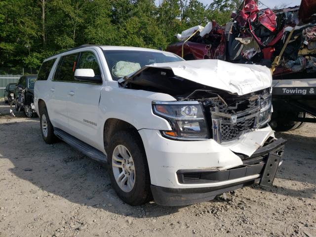 1GNSKJKCXFR182768 - 2015 CHEVROLET SUBURBAN K WHITE photo 1