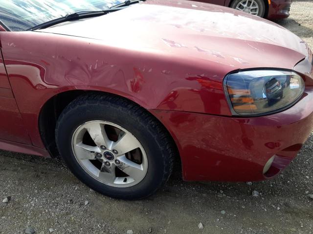 2G2WP552661151343 - 2006 PONTIAC GRAND PRIX Қызыл фото 9