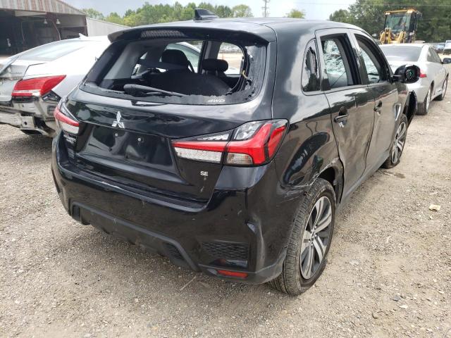 JA4ARUAU6NU003174 - 2022 MITSUBISHI OUTLANDER შავი ფოტო 4