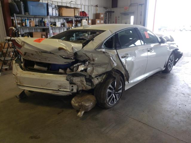 1HGCV3F11LA004333 - 2020 HONDA ACCORD HYB WHITE photo 4