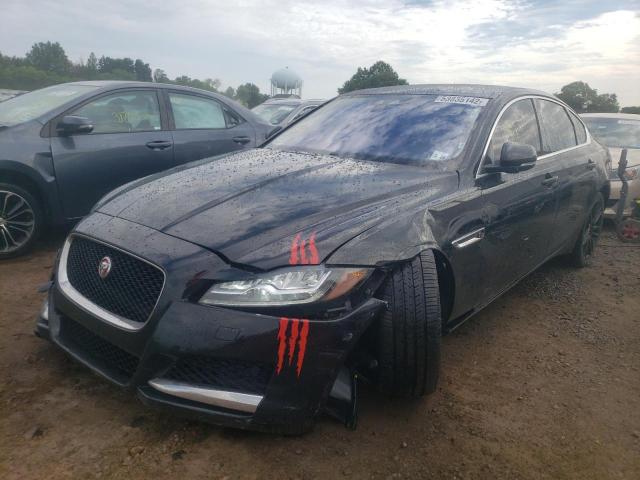 SAJBK4BV6HCY40640 - 2017 JAGUAR XF PRESTIG BLACK photo 2