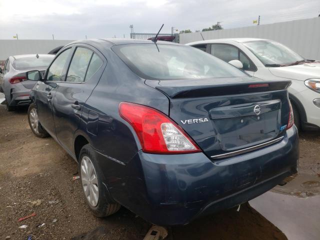 3N1CN7AP8GL869383 - 2016 NISSAN VERSA S BLUE photo 3