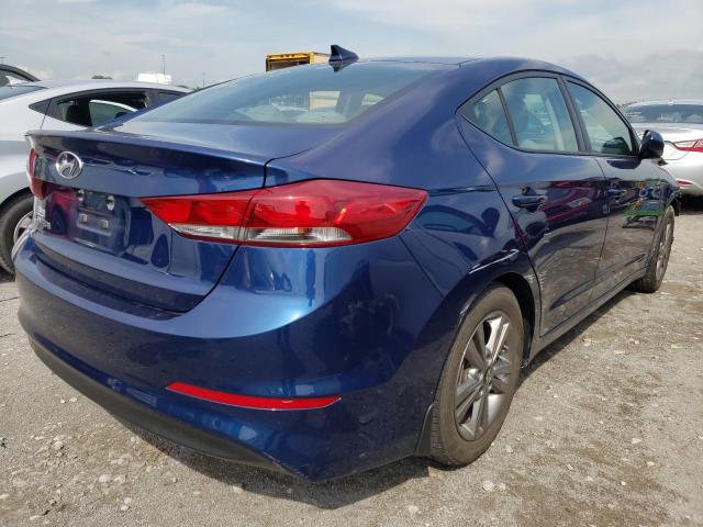 5NPD84LF3JH352656 - 2018 HYUNDAI ELANTRA BLUE photo 4