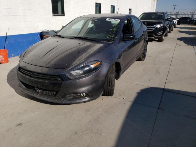 1C3CDFFA4GD822019 - 2016 DODGE DART SXT S GRAY photo 2