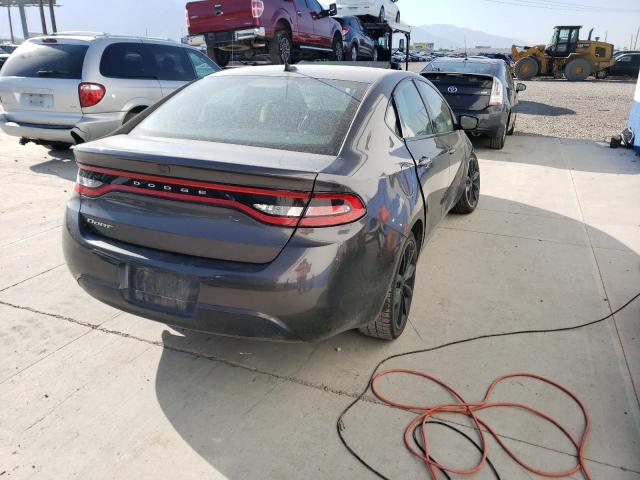 1C3CDFFA4GD822019 - 2016 DODGE DART SXT S GRAY photo 4