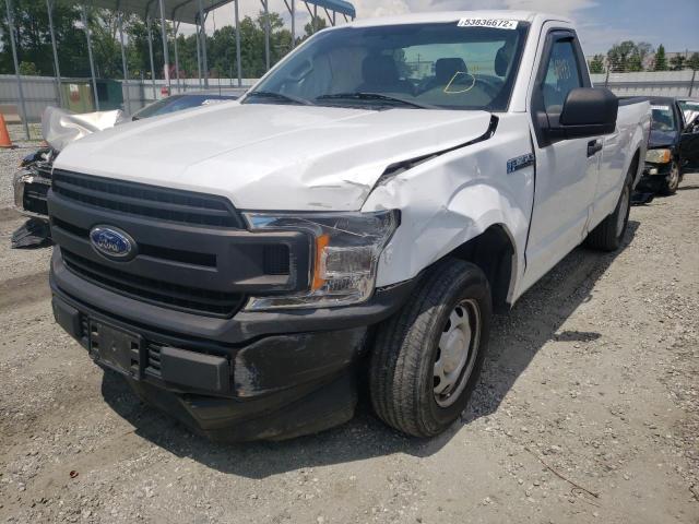 1FTMF1CB9JKC46442 - 2018 FORD F150 WHITE photo 2