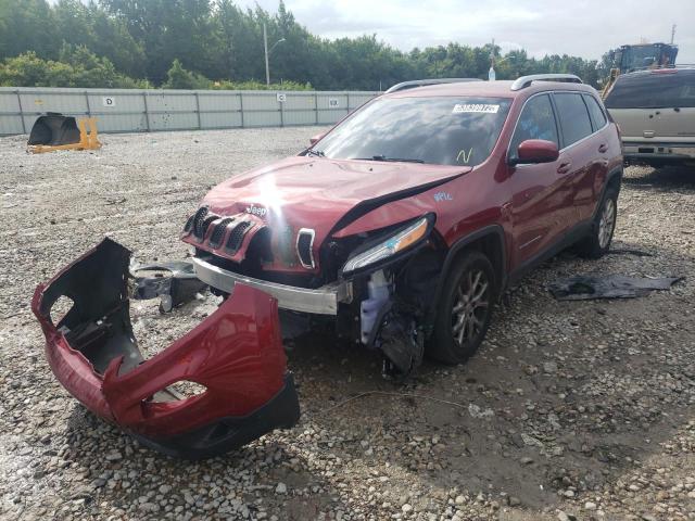 1C4PJLCS4HW511052 - 2017 JEEP CHEROKEE L MAROON photo 2