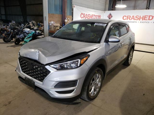 KM8J2CA45KU865121 - 2019 HYUNDAI TUCSON SE SILVER photo 2