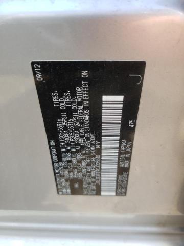 JTLZE4FE9CJ026540 - 2012 TOYOTA SCION XB Gümüş fotoğraf 10