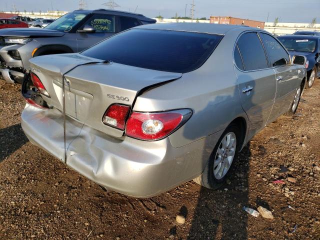 JTHBF30G836021314 - 2003 LEXUS ES 300 TAN photo 4