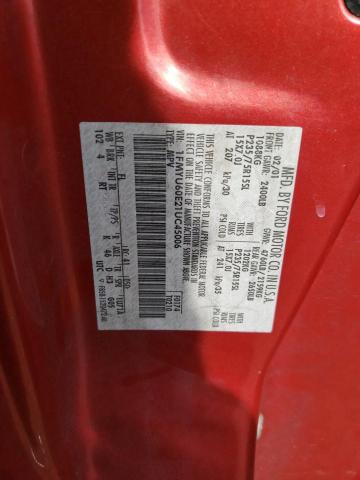 1FMYU60E21UC45006 - 2001 FORD EXPLORER RED photo 10