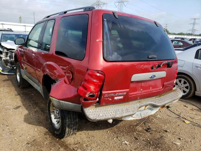 1FMYU60E21UC45006 - 2001 FORD EXPLORER RED photo 3