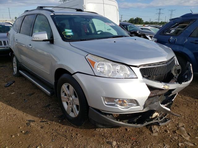 1GNKRGED4BJ175925 - 2011 CHEVROLET TRAVERSE SILVER photo 1