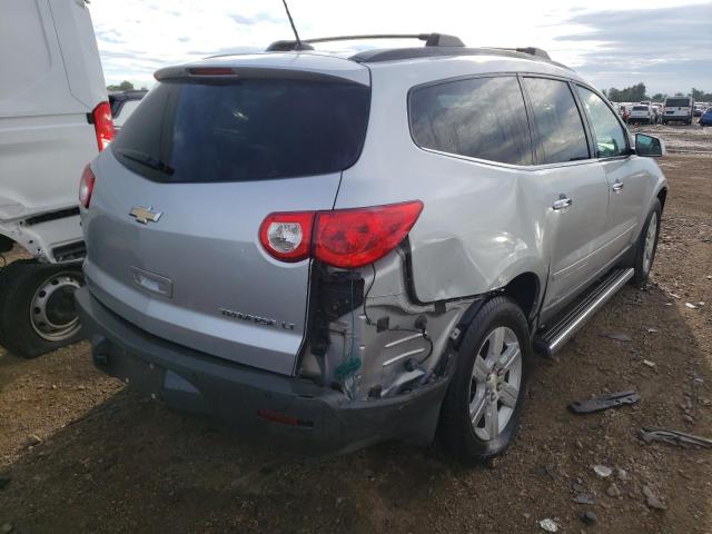 1GNKRGED4BJ175925 - 2011 CHEVROLET TRAVERSE SILVER photo 4