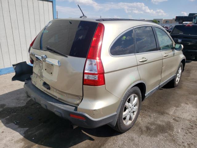 JHLRE48747C061056 - 2007 HONDA CR-V EXL BEIGE photo 4