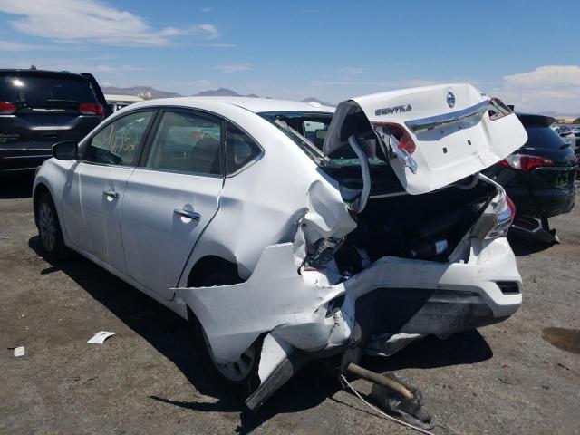 3N1AB7AP6HY359344 - 2017 NISSAN SENTRA S/S WHITE photo 3