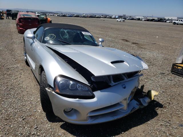 1B3JR65Z33V500442 - 2003 DODGE VIPER SRT- SILVER photo 1