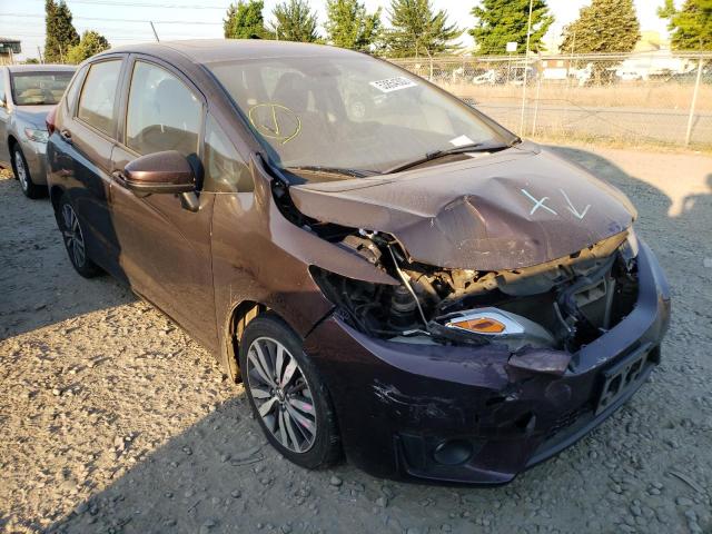 3HGGK5G86FM741617 - 2015 HONDA FIT EX BURGUNDY photo 1