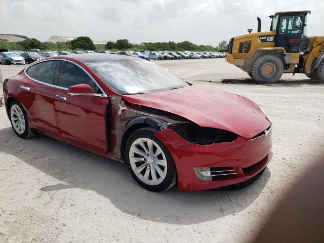 5YJSA1E12HF189650 - 2017 TESLA MODEL S წითელი ფოტო 1