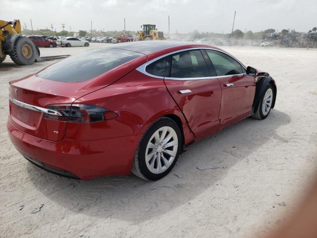 5YJSA1E12HF189650 - 2017 TESLA MODEL S წითელი ფოტო 4