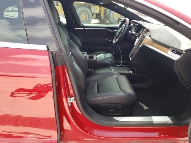 5YJSA1E12HF189650 - 2017 TESLA MODEL S წითელი ფოტო 5