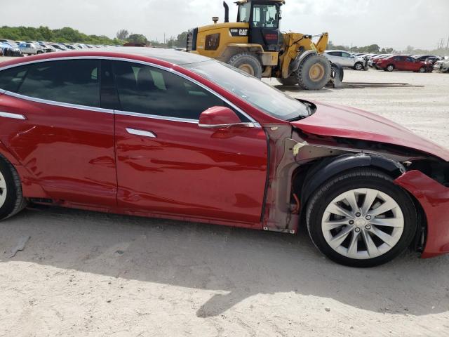 5YJSA1E12HF189650 - 2017 TESLA MODEL S წითელი ფოტო 9