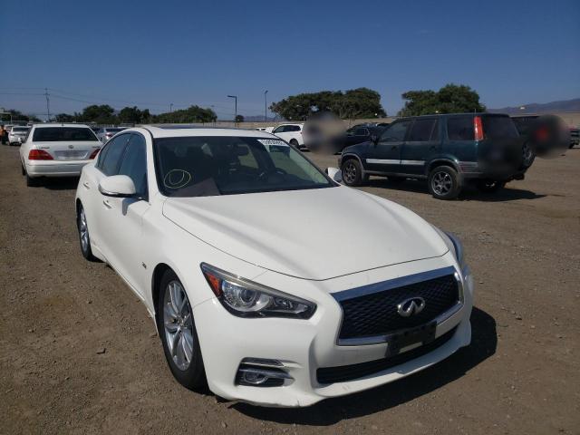 JN1EV7AR4HM836298 - 2017 INFINITI Q50 PREMIU WHITE photo 1