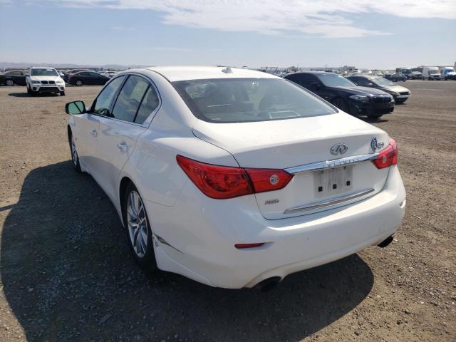 JN1EV7AR4HM836298 - 2017 INFINITI Q50 PREMIU WHITE photo 3