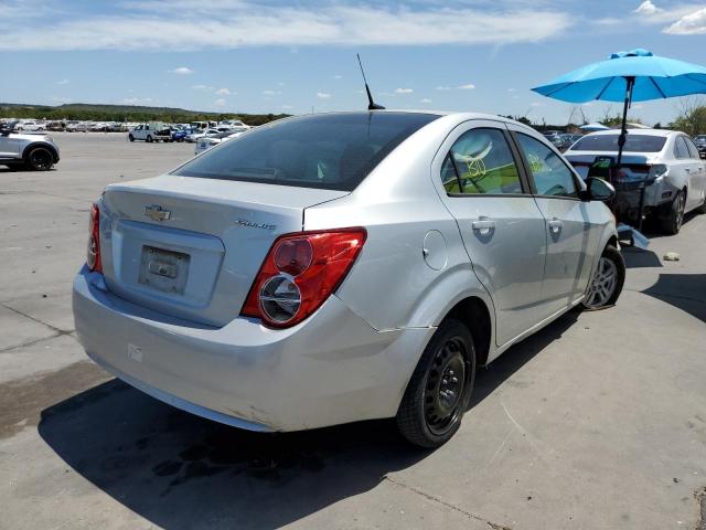 1G1JA5SH2C4225110 - 2012 CHEVROLET SONIC LS SILVER photo 4
