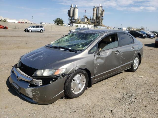 JHMFA362X6S007731 - 2006 HONDA CIVIC HYBR TAN photo 2