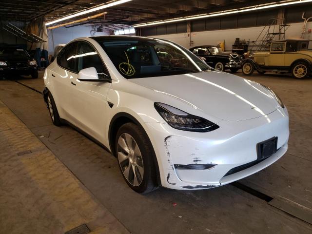 5YJYGDEE2MF069726 - 2021 TESLA MODEL Y Blanc photo 1