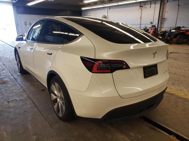 5YJYGDEE2MF069726 - 2021 TESLA MODEL Y Blanc photo 3