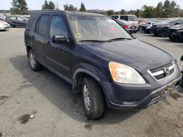 JHLRD78814C043154 - 2004 HONDA CR-V EX BLACK photo 1