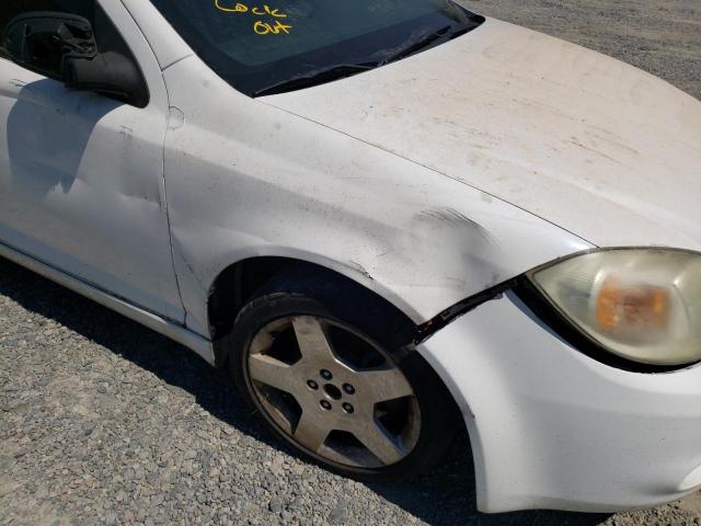 1G1AM15B477336026 - 2007 CHEVROLET COBALT SS WHITE photo 9