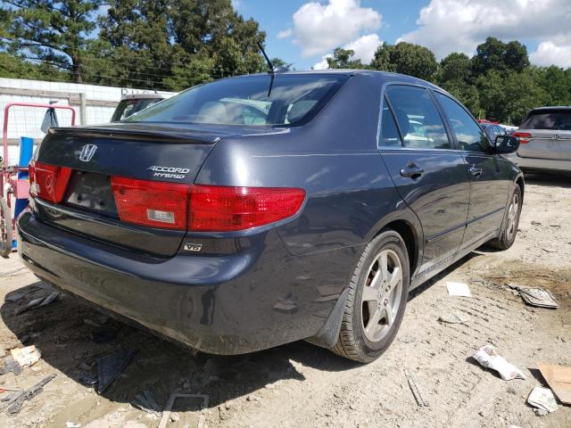 JHMCN36535C014014 - 2005 HONDA ACCORD HYB GRAY photo 4