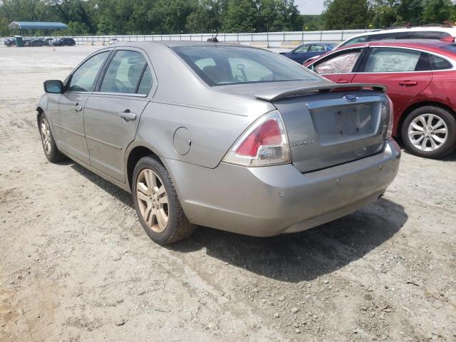 3FAHP08Z58R161799 - 2008 FORD FUSION SEL SILVER photo 3