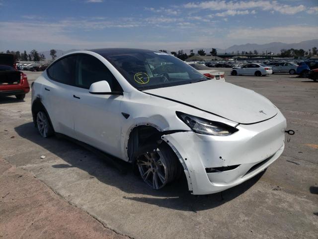 7SAYGDEEXNF380471 - 2022 TESLA MODEL Y أبيض صورة 1