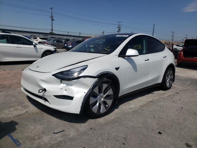 7SAYGDEEXNF380471 - 2022 TESLA MODEL Y أبيض صورة 2