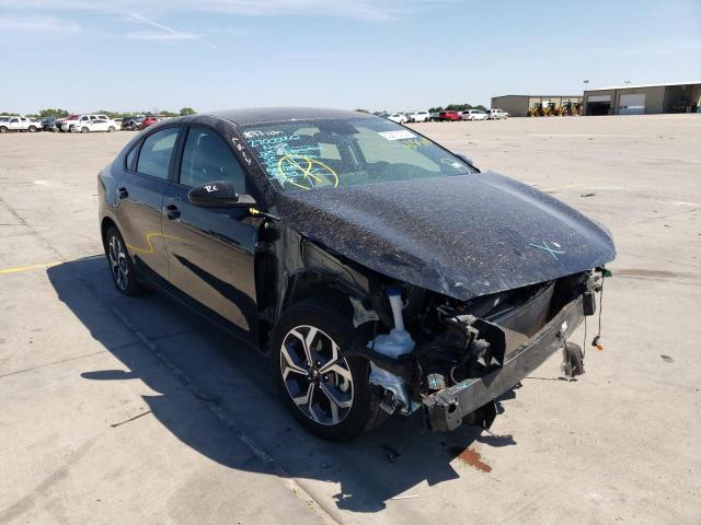 3KPF24AD1ME408548 - 2021 KIA FORTE FE BLACK photo 1