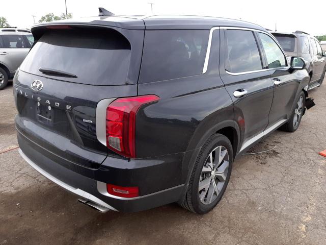 KM8R4DHE7MU205604 - 2021 HYUNDAI PALISADE S BLACK photo 4