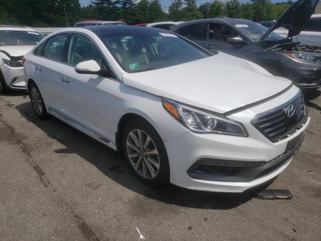 5NPE34AF2GH426275 - 2016 HYUNDAI SONATA SPO WHITE photo 1