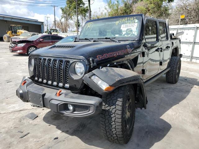 1C6JJTEG3NL130747 - 2022 JEEP GLADIATOR BLACK photo 2