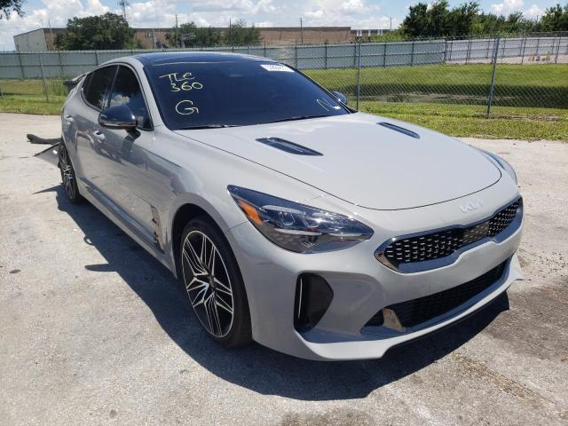 KNAE45LC6N6105060 - 2022 KIA STINGER GT GRAY photo 1