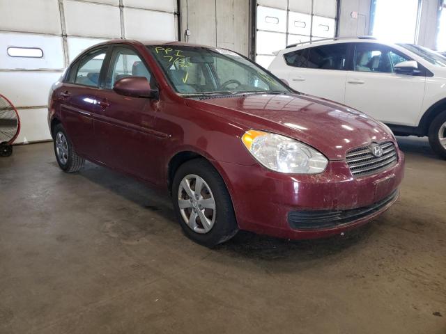 KMHCN46C59U327700 - 2009 HYUNDAI ACCENT MAROON photo 1