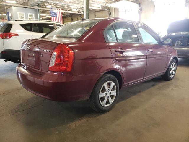 KMHCN46C59U327700 - 2009 HYUNDAI ACCENT MAROON photo 4