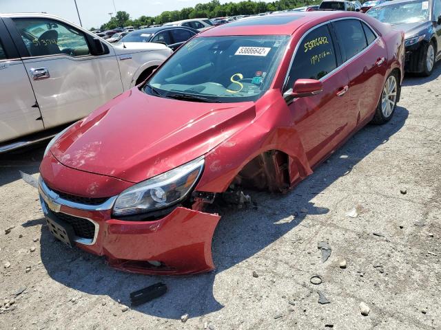 1G11H5SL6EU131864 - 2014 CHEVROLET MALIBU LTZ წითელი ფოტო 2