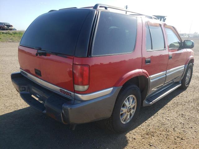 1GKDT13W8X2502272 - 1999 GMC JIMMY RED photo 4