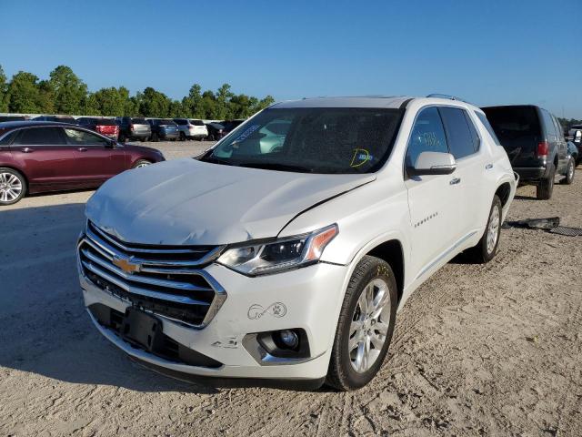 1GNERNKW9MJ265095 - 2021 CHEVROLET TRAVERSE H WHITE photo 2